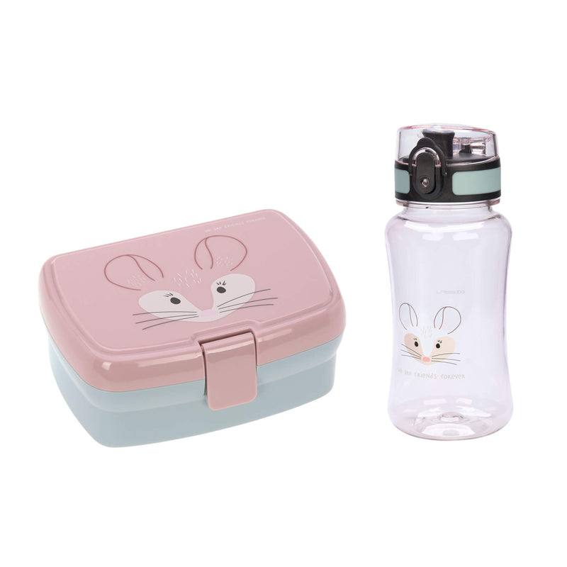 Lassig Lunch Set About Friends (Lunchbox + Drinking Bottle)