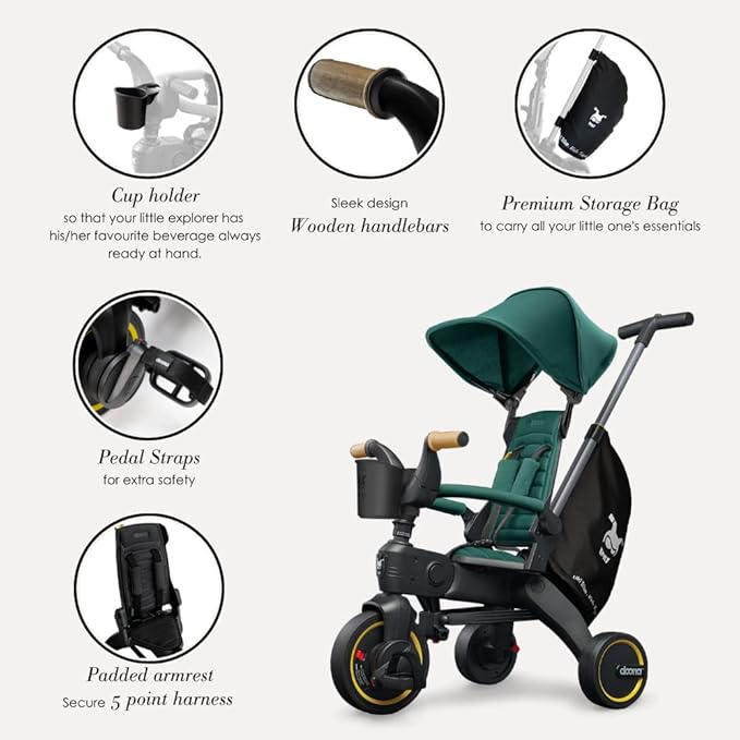 Doona Liki Trike S5 - Racing Green