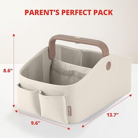 Skip Hop Light Up Diaper Caddy - Oat
