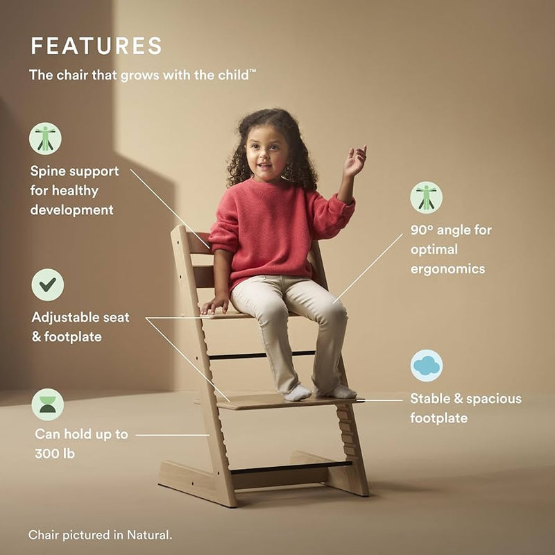 Stokke Tripp Trapp Chair Natural & Babyset Natural Bundle