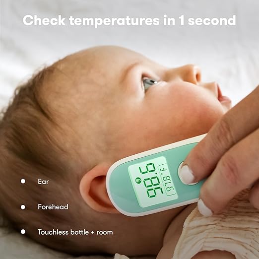 Frida Baby 3-in-1 Ear, Forehead + Touchless Infrared Thermometer