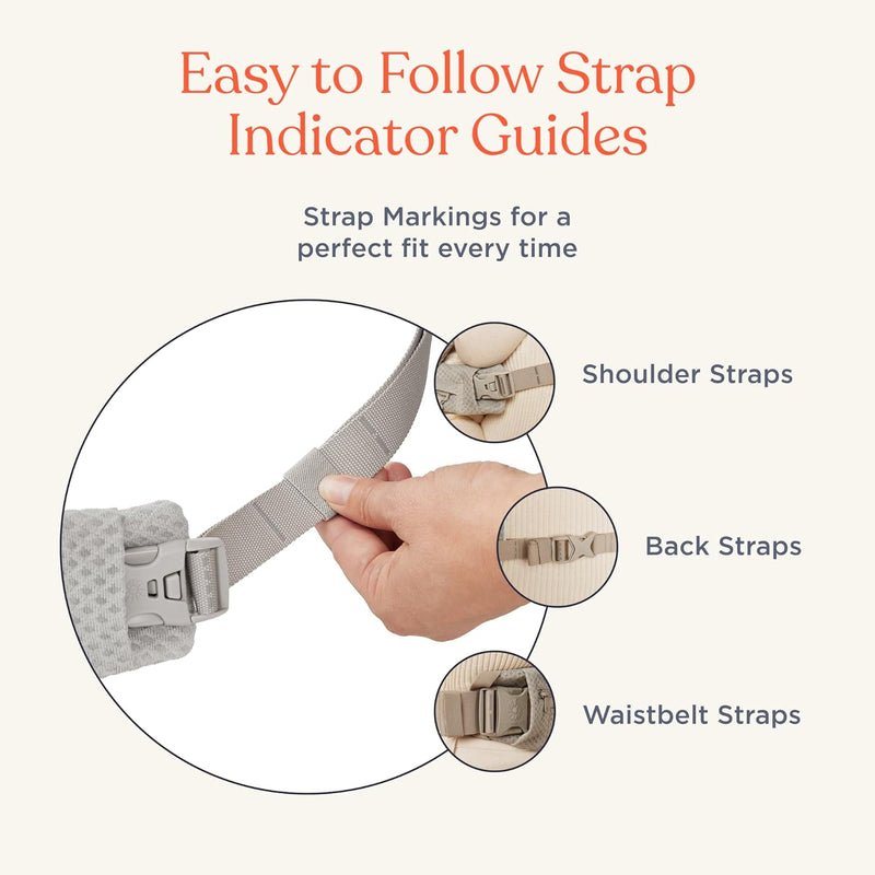 Ergobaby Omni Deluxe Mesh - Pearl Grey