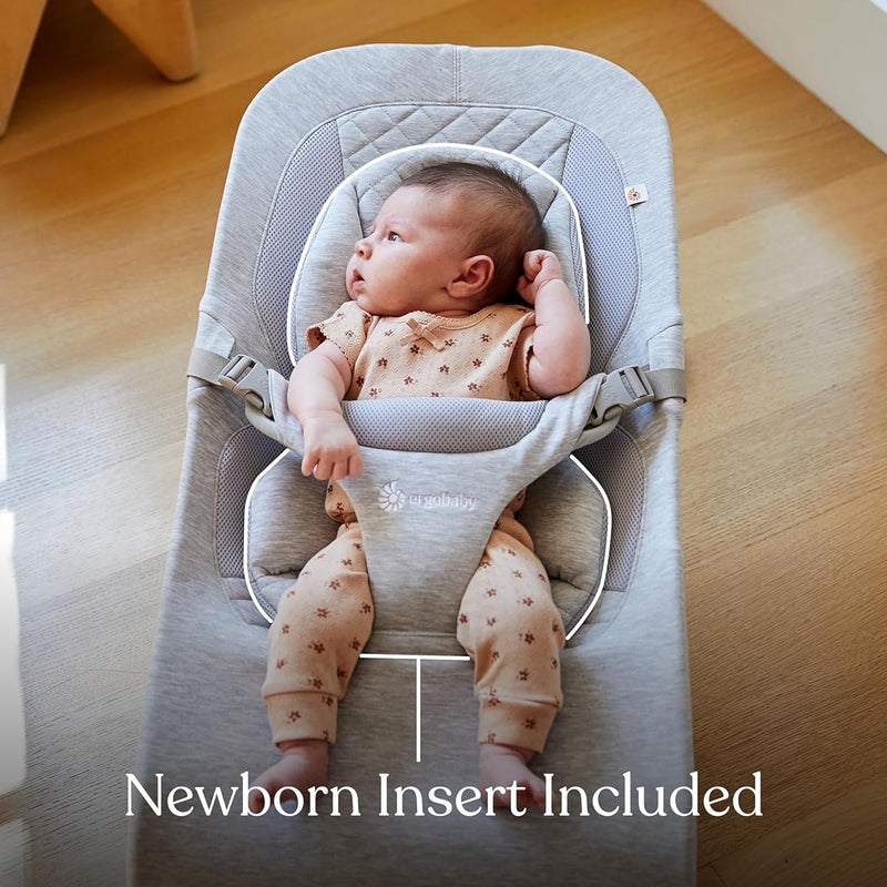 Ergobaby Evolve Bouncer Mesh Light Grey