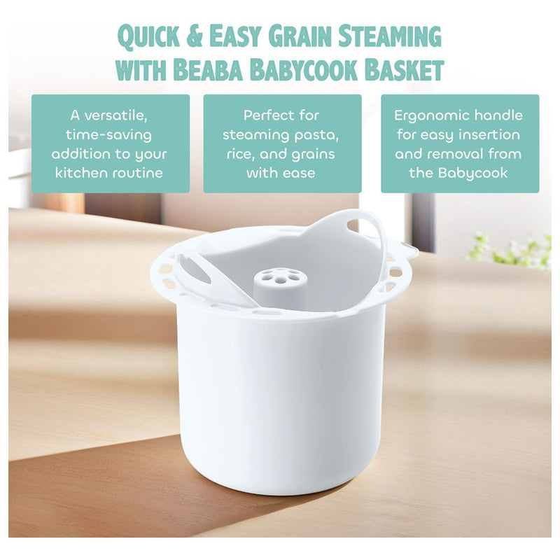 Beaba Babycook Solo/Duo Pasta Rice Basket White
