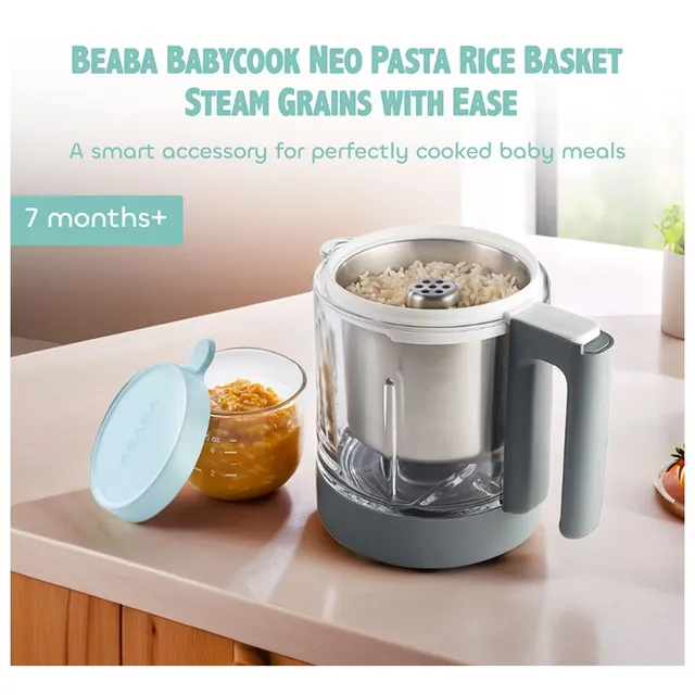 Beaba Babycook Neo Pasta Rice Basket Clear MultiColor