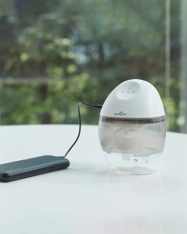 Spectra® Breast Shield Set for Spectra® Wearable Electric Breast Pump White/Transparent