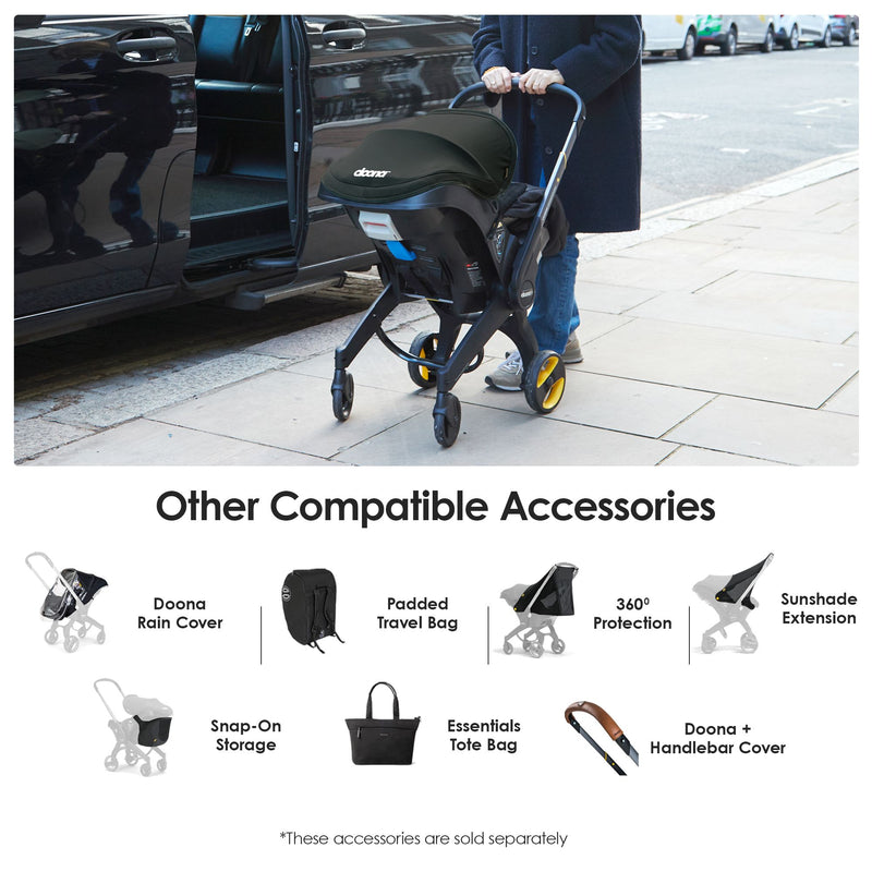 Doona+ Car Seat & Stroller - Nitro Black