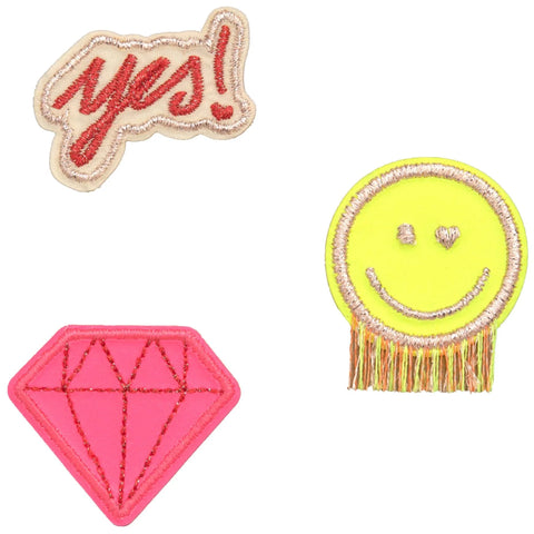 Lassig BOLD Match Textile Sticker - Diamond