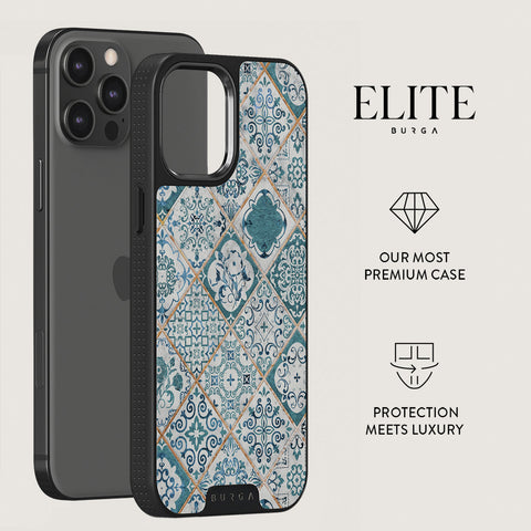 Tropical Oasis Elite Gunmetal iPhone Case (12-15 Series)