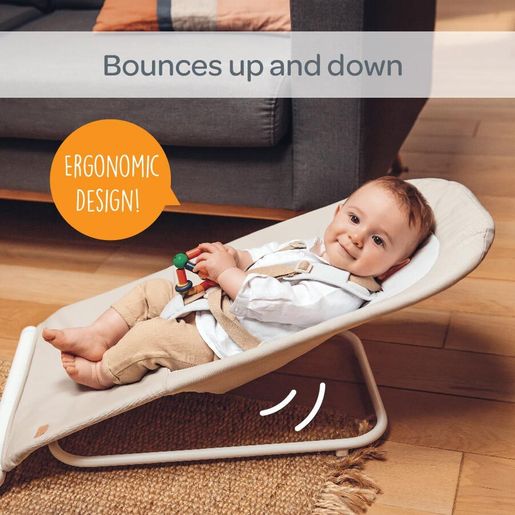 Beaba Foldable Bouncer Eazy Relax Greige