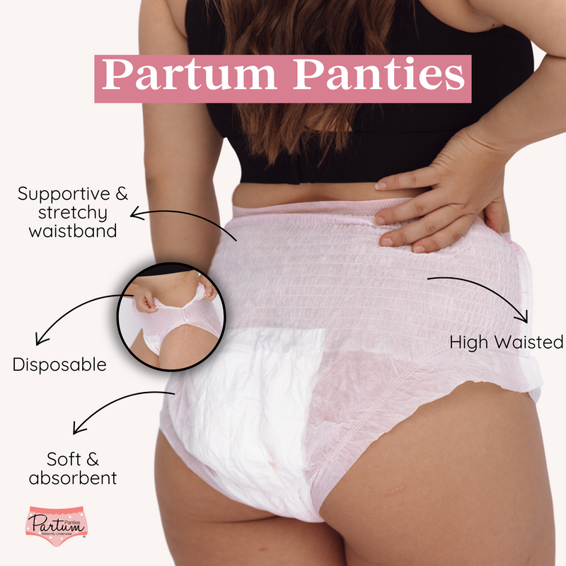 Postpartum Disposable Underwear Large Size - 12/14 - 18/ 20 (5 pc)