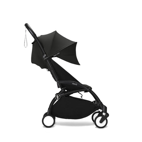 Stokke YOYO3 Black Frame & 6+ Black Bundle