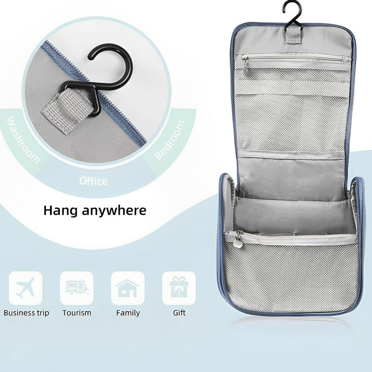 Beaba Hanging Toiletry Pouch With 9 Accessories Green blue