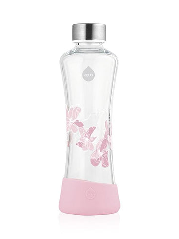 Magnolia glass bottle