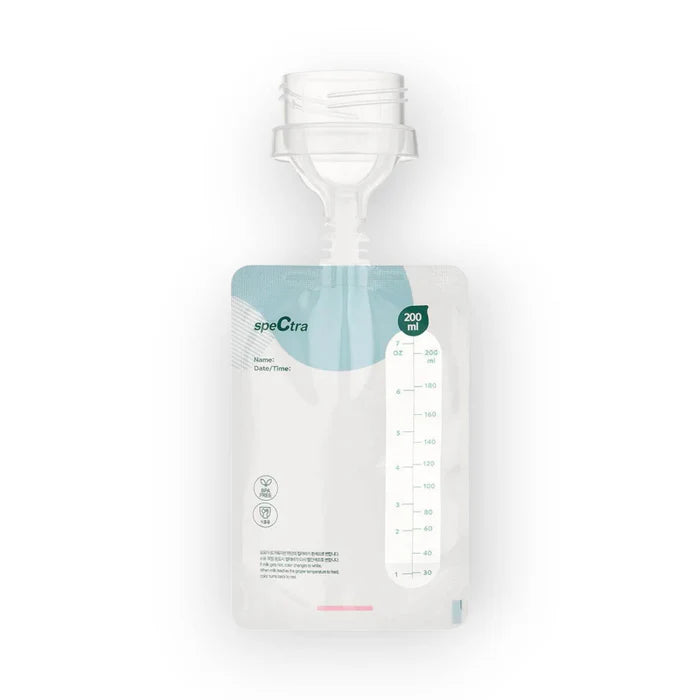 Spectra® Easy Breast Milk Storage Bags with Temperature Sensor and Connector (10 bags)