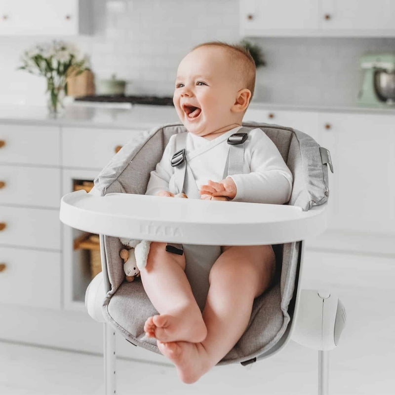Beaba Highchair Up & Down Grey White