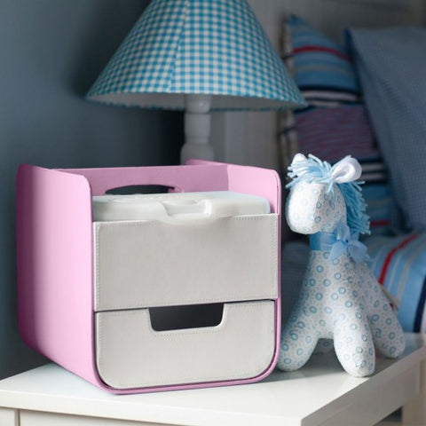 Caddy Pink Diaper Box