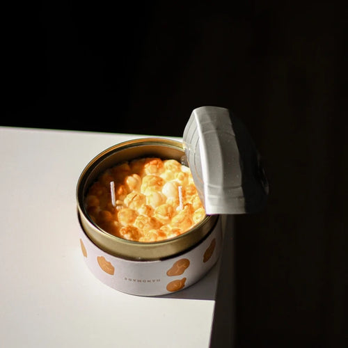 Gourmet Food Candles - Candlecan Caramel Popcorn