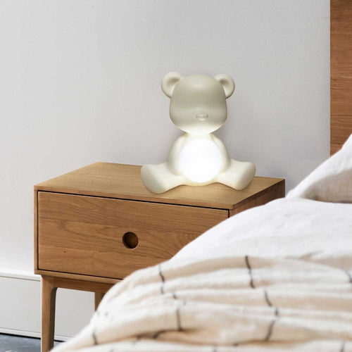 Teddy Girl Lamp with Rechargeable LED