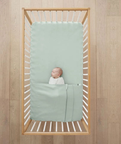 Tuck Sheet - Sage (Cot)