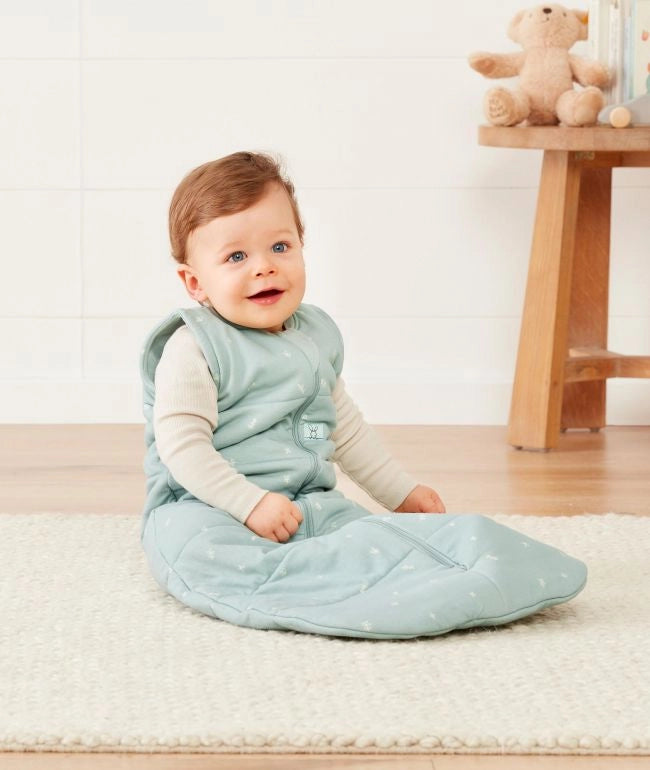 Organic Cotton Jersey Sleeping Bag - Sage (3-12m)