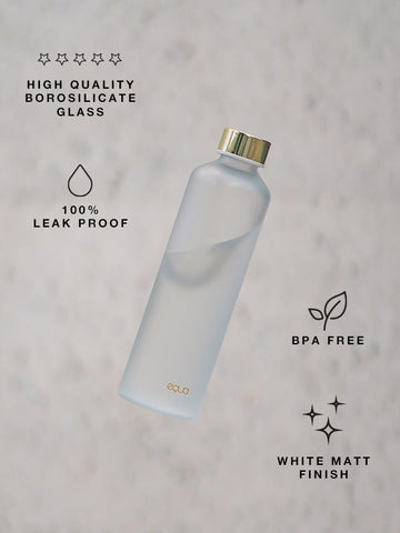 Velvet White Glass Bottle - 750ml