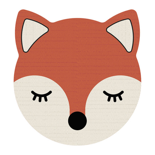 Orange Foxy / Fox Vinyl Placemat