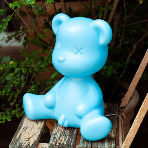 Teddy Boy Lamp - Light Blue