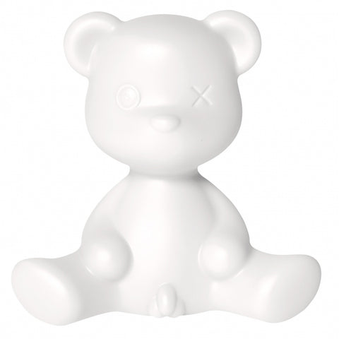 Teddy Boy Lamp with Rechargeable LED - White