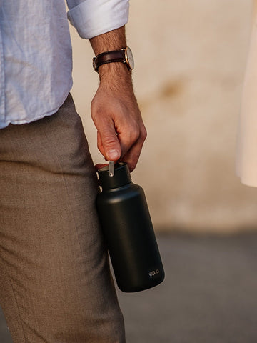 Timeless Dark Stainless Steel Bottle - 600ml