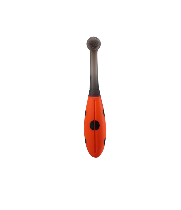 Mombella Ladybug Baby Silicone Training Toothbrush