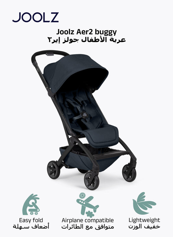 Joolz Aer² Compact & Lightweight Baby Stroller - Navy Blue