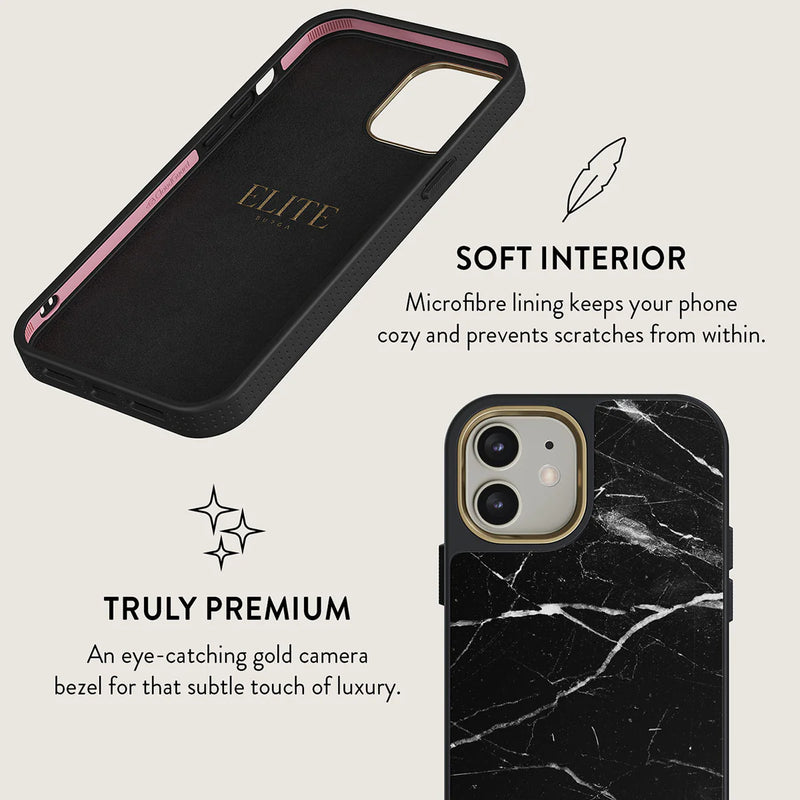 Noir Origin Elite Gold iPhone Case (12-15 Series)