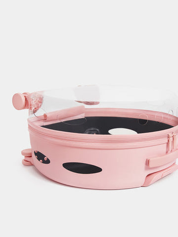 Bubble Pet Carrier (Pink Color Block)