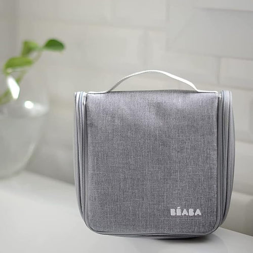 Beaba Hanging Toiletry Pouch With 9 Accessories Green blue
