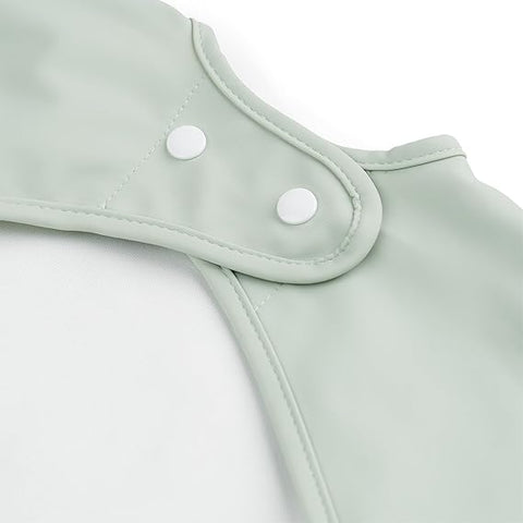 Done By Deer Sleeved Pocket Bib Croco Green