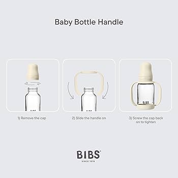 BIBS Baby Bottle Handle Ivory