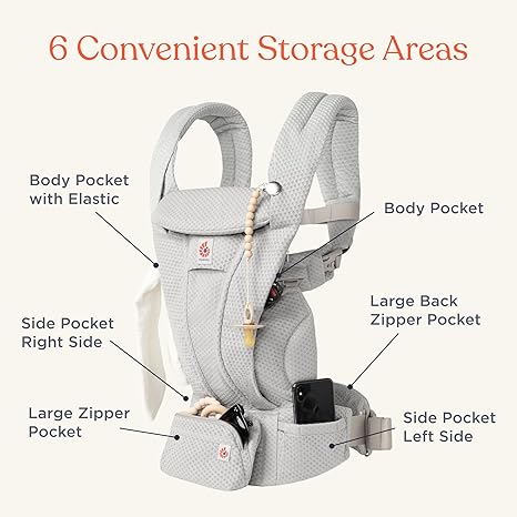 Ergobaby Omni Deluxe Mesh - Pearl Grey