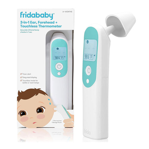 Frida Baby 3-in-1 Ear, Forehead + Touchless Infrared Thermometer