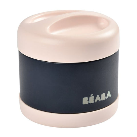 Beaba Thermo Portion500ml LightPink NightBlue