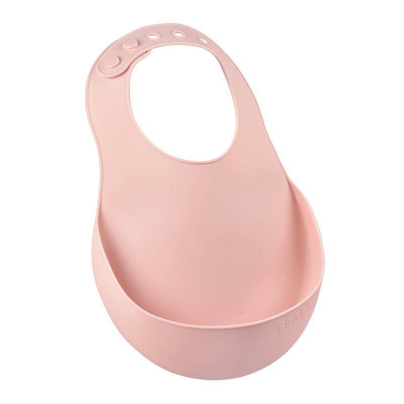 Beaba Silicone Bib OldPink