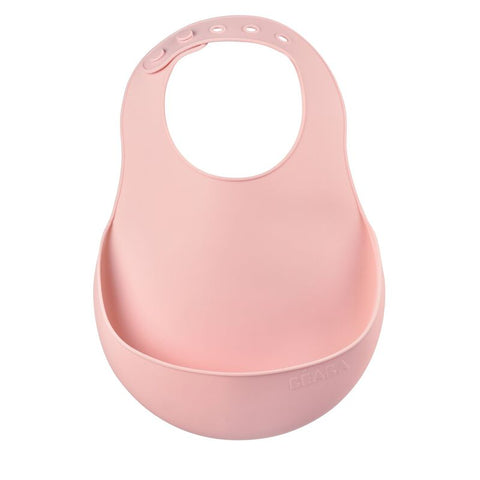 Beaba Silicone Bib OldPink