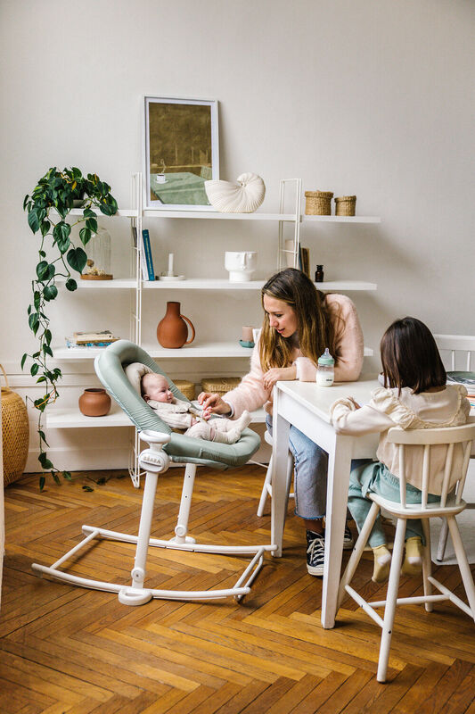 Beaba Up & Down Bouncer Plus Seagrass