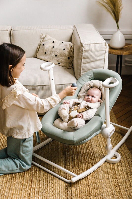 Beaba Up & Down Bouncer Plus Seagrass