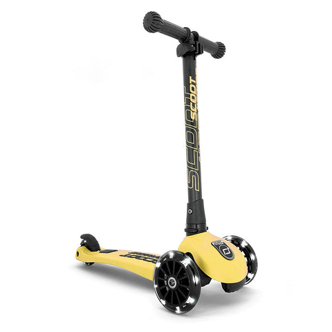 Scoot & Ride Highwaykick 3 LED - Lemon