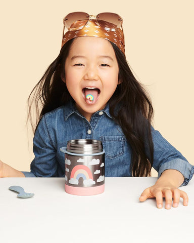 Skip Hop Spark Style Insulated Food Jar - Rainbow
