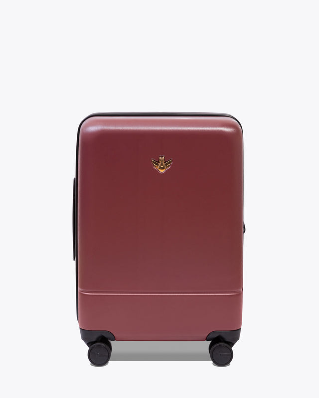 Castle Carry-on - Burgundy/Tobacco