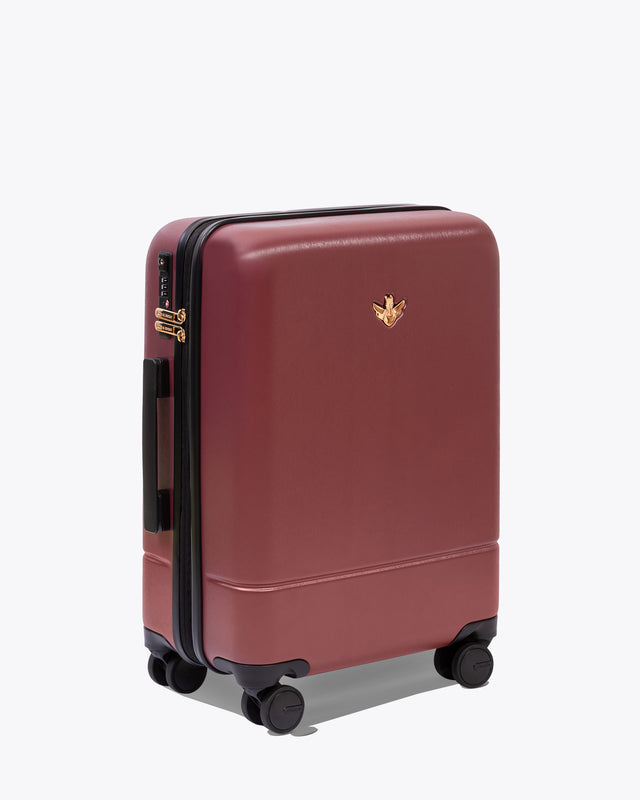 Castle Carry-on - Burgundy/Tobacco