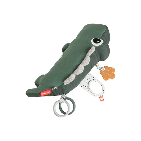 Done By Deer Tummy Time Activity Toy Croco Green