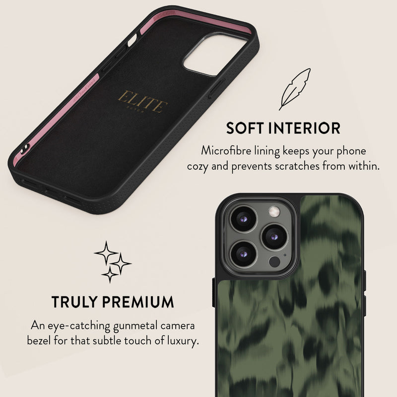Soft Focus Elite Gunmetal iPhone Case (12-15 Series)
